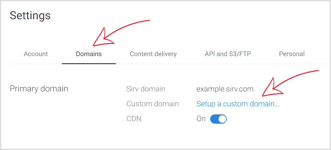 Configure custom domain