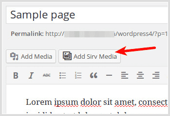 Click Sirv Media button to access Sirv library images Click Sirv Media button to access Sirv library images